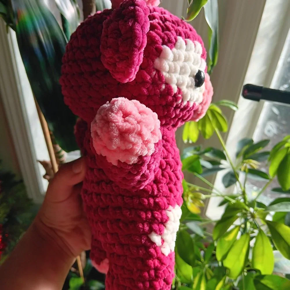 Crochet Raspberry Cow - Picture 4 of 4